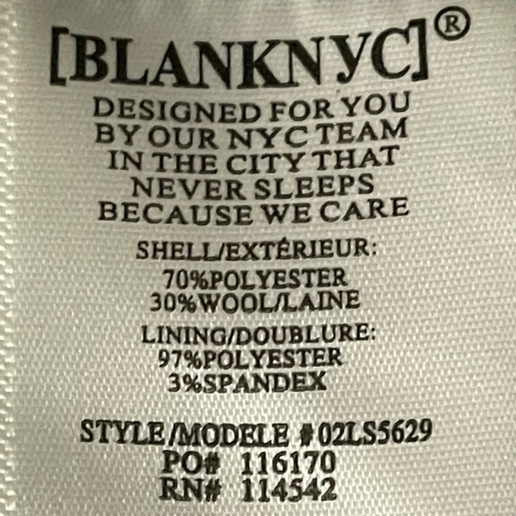 BlankNYC Plaid Shirt Mountain High Jacket Large EUC - Picture 12 of 12